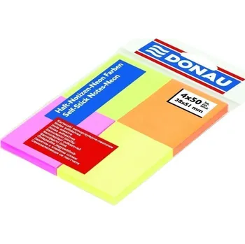 Samolepící bloček Samolepicí bloček 38 x 51 mm - mix neonových barev 200 listů