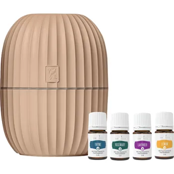 Drogerie Young living Dech přírody - Difuzér Cactus + sada 4 esenciálních olejů