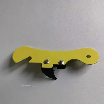 Otvírák Univerzální přenosný otvírák lahví a sklenic | kuchyňský nástroj - Žluť