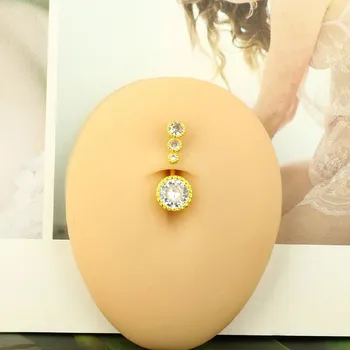 Piercing Visací piercing do pupíku z oceli | šperk - styl6