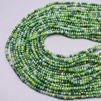 Korálek Barevné skleněné korálky 2mm mix | šperky cca 162 ks - A10 2mm