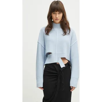 Dámský svetr Vlněný svetr MM6 Maison Margiela, S, modrá, 50X