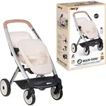 Smoby Sportovní kočárek pro panenky dvojčata Maxi-Cosi béžový