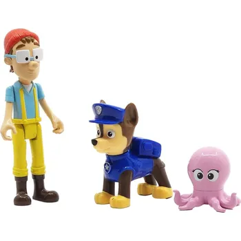 Figurka Balení tří figurek Chase a Capn Turbot - Tlapková patrola