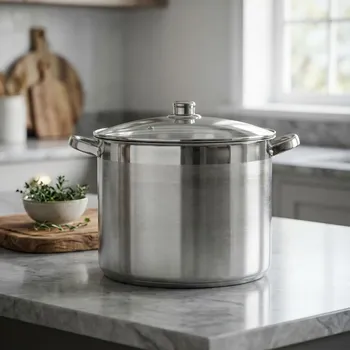 Hrnec Nerezový hrnec s pokličkou ROVNÝ VYSOKÝ 8 l