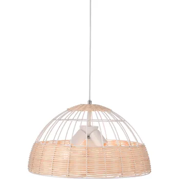 ACA DECOR Závěsné stropní svítidlo ZORBAS max. 3x60W/E27/230V/IP20, světlé dřevo