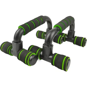 Ne­klouzavé posilovací push up stojany | cvičební pomůcka 2 ks - Zelený