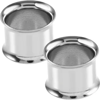 Piercing Ocelové tunely do uší se závitem | šperk 2 ks - D-závit , 8mm