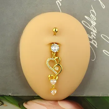 Piercing Visací piercing do pupíku z oceli | šperk - styl18