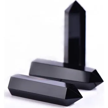 Přírodní kámen Přírodní krystal věž | dekorační kámen 1 ks - Obsidián , 40-50 mm 1 ks