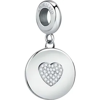Módní doplněk Romantický ocelový přívěsek Srdce Drops SCZ1229 Morellato