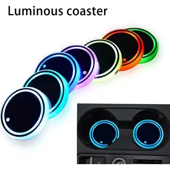 Vůně do auta Magická led podložka do auta | osvětlení 1+1 ks