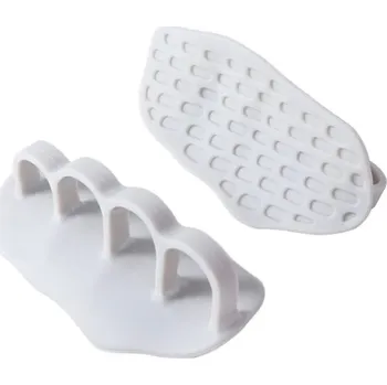 Liftingové silikonové úchopy proti skluzu | posilovací úchop, tréninková pomůcka 2 ks - Šedá