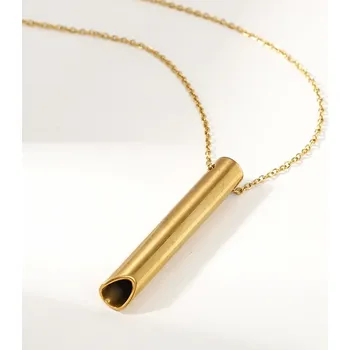 Náhrdelník Harmonizační ocelový náhrdelník s přívěskem | náhrdelník, šperk - YA0784-3