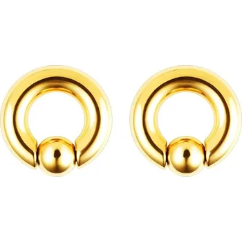 Piercing Ocelový kroužek na piercing ucha a nosu | šperk 2 ks - Zlato , 3mm