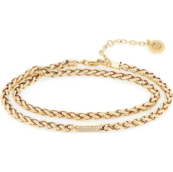 Náramek Módní pozlacený dvojitý náramek 2780876 Tommy Hilfiger