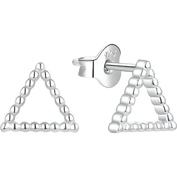 Náušnice Jemné stříbrné náušnice Trojúhelník AGT-E213P Agato