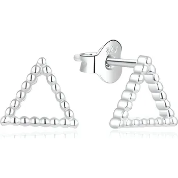 Šperk Minimalistické stříbrné náušnice AGUP733L Beneto