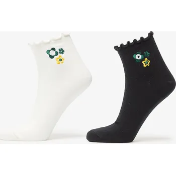 Pánské ponožky Ponožky adidas Liberty 1/4S 2P Off White/ Black M