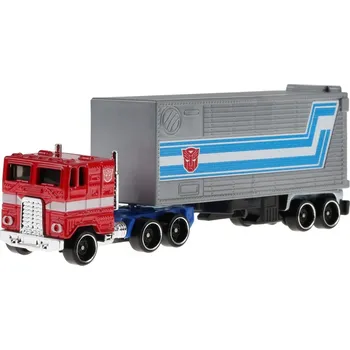 autíčko Hot Wheels Track Fleet Tahač Optimus Prime