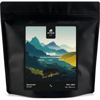 Káva Mohaji Káva Brazil Cerrado Doce Diamantina Způsob přípravy: Zrnková, Velikost balení: 150 g