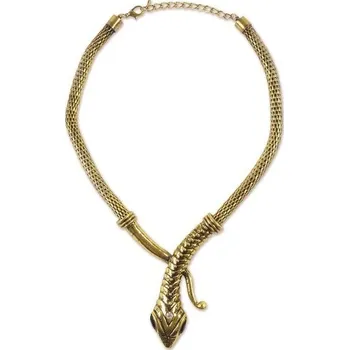 Party dekorace Bristol Novelty BA1008 Řetízek s hadem, Dámský, Univerzální velikost 1 Zlatý