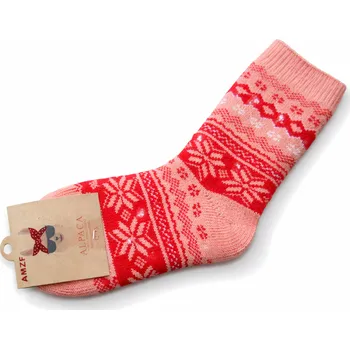 Dámské ponožky xcena teplé ponožky vlněné Alpaca Velikost: 32-35