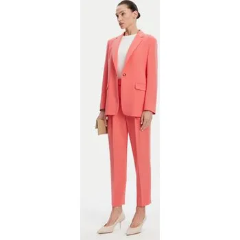 Pánské kalhoty BOSS Kalhoty z materiálu Tapiah 50490037 Růžová Regular Fit 34