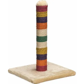 Beeztees Škrabadlo Anja duhové, 30 x 30 x 45 cm