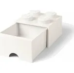 LEGO® Úložný box 4 se šuplíkem 25 x 25 x 18 cm Bílá
