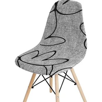 Potah na židli Elastický potah na židli v skandinávském stylu | bytový textil - Tisk-K085