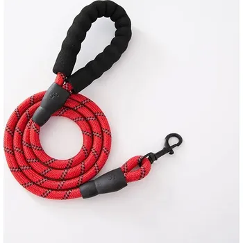 Vodítko pro psa Nylonové vodítko pro psy | chovatelské potřeby - Červený