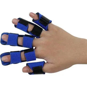 Prstová dlaha pro fixaci a podporu | Ortéza na prst - modrá , prseníček