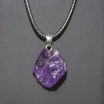 Náhrdelník Ametystový květinový náhrdelník štěstí | šperk - Ametyst 1ks , 1 KS