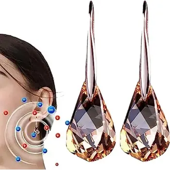 Náušnice Elegantní křišťálové visací náušnice | náušnice, šperk