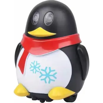 Robot Robotická hračka sledující čáry | robotická hračka, dětský robot - černý tučňák