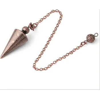 Kyvadlo z kovu pro věštění a reiki amulet | věštecké doplňky - Style3-měď