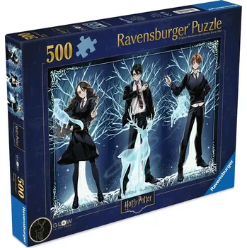 Puzzle Ravensburegr Puzzle: Harry Potter - Svítící Patron 500 dílků