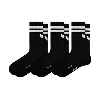 Pánské ponožky Wings ponožky 3pack, černá