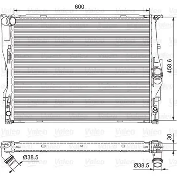 Chladič motoru Chladič, chlazení motoru VALEO 701542