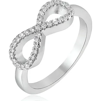 Prsten Stříbrný prsten Nekonečno AGG208 Beneto / Obvod: 52 mm - 52 mm