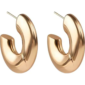 Náušnice Výrazné pozlacené kruhy Drift MCE250344G Marc Malone