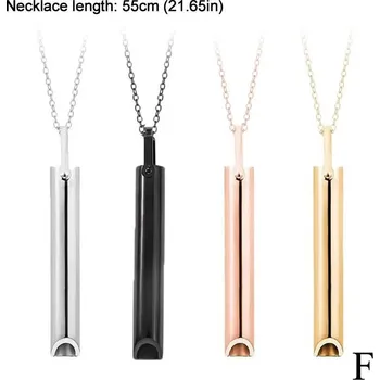 Náhrdelník Elegantní ocelový dámský náhrdelník pro klid | náhrdelník, šperk s píšťalkou - 6