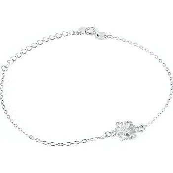 Náramek Krásný stříbrný náramek Vločka AGB637/21 Beneto