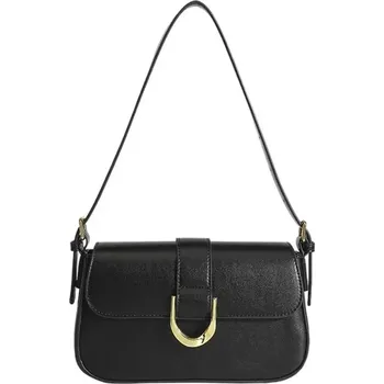 Kabelka Elegantní dámská crossbody kabelka z PU kůže | taška - černý