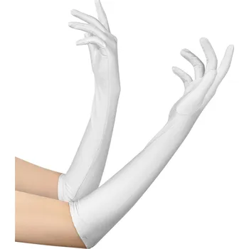 Rukavice Elegantní elastické společenské rukavice | módní doplňky 2 ks - baise