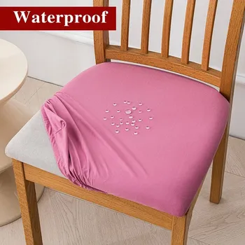 Potah na židli Voděodolný elastický potah na židli | bytový textil - Jasně červená , 1 kus