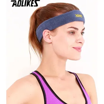 Čelenka Měkká sportovní čelenka z bavlny | potítko - Šedá