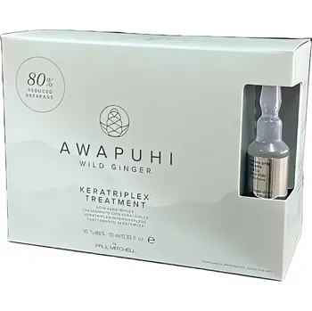 Keratinová kúra pro poškozené vlasy Awapuhi Wild Ginger (Keratriplex Treatment) Paul Mitchell - 10 x 10 ml