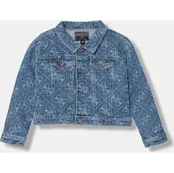 Chlapecká bunda Dětská riflová bunda Guess K6RL06.D5FM0.PPY2 modrá 55X, vel. 113-118